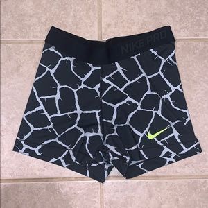 Nike pro spandex shorts